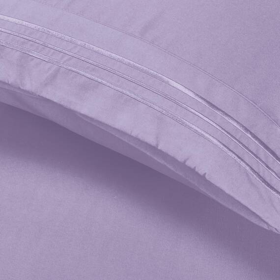 Elegant Comfort Luxuriöses 3-teiliges Bettwäsche-Set – luxuriöse Bettwäsche mit 1500 Fadenzahl, ägyptische Qualität Traditionell Full violett