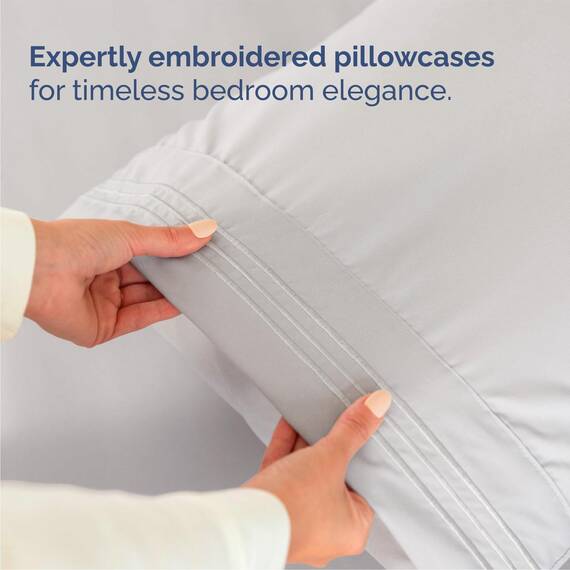 Queen-Size-Bettlaken-Set, 4-teilig, bequem, atmungsaktiv und kühlend, Hotel-Luxus-Bettwäsche für Damen, Herren, Kinder und Jugendliche, tiefe Taschen, leicht anzubringen, weich und knitterfrei,