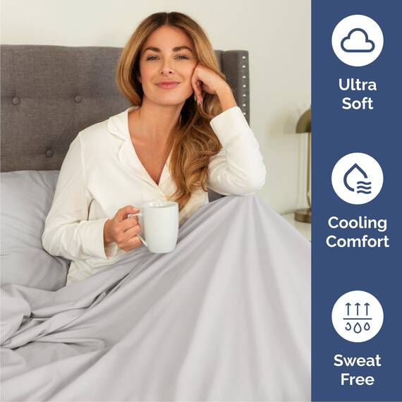 Queen-Size-Bettlaken-Set, 4-teilig, bequem, atmungsaktiv und kühlend, Hotel-Luxus-Bettwäsche für Damen, Herren, Kinder und Jugendliche, tiefe Taschen, leicht anzubringen, weich und knitterfrei,