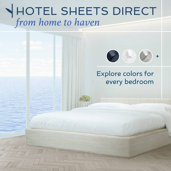 Hotel Sheets Direct 4-teiliges Bettwäsche-Set California King Size, 100 % Viskose aus Bambus, mit 2 Kissenbezügen, kühlend und atmungsaktiv, Luxus-Bettwäsche, feuchtigkeitsableitend und seidig weich,