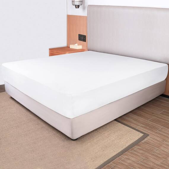 Weiches Stretch-Spannbettlaken für Queen-Size-Betten, Jersey-Strick, gemütliches T-Shirt-ähnlich, 4-Wege-Stretch, eng anliegende Passform und kein Abrutschen mehr für Matratze (Tiefe: 12,7 cm - 40,6