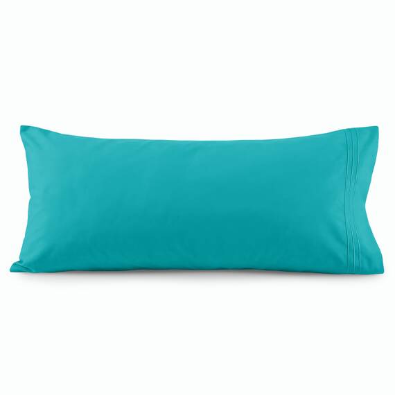 Elegant Comfort Luxuriöser, ultraweicher 1-teiliger Körperkissenbezug, 1500 Premium-Mikrofaser in Hotelqualität, doppelt gebürstet, knitterfrei, Größe Körperkissenbezug, Türkis