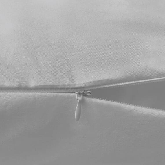 Elegant Comfort Luxuriöser, ultraweicher 1-teiliger Körperkissenbezug, 1500 Premium-Mikrofaser in Hotelqualität, doppelt gebürstet, knitterfrei, Größe Körperkissenbezug, Silber