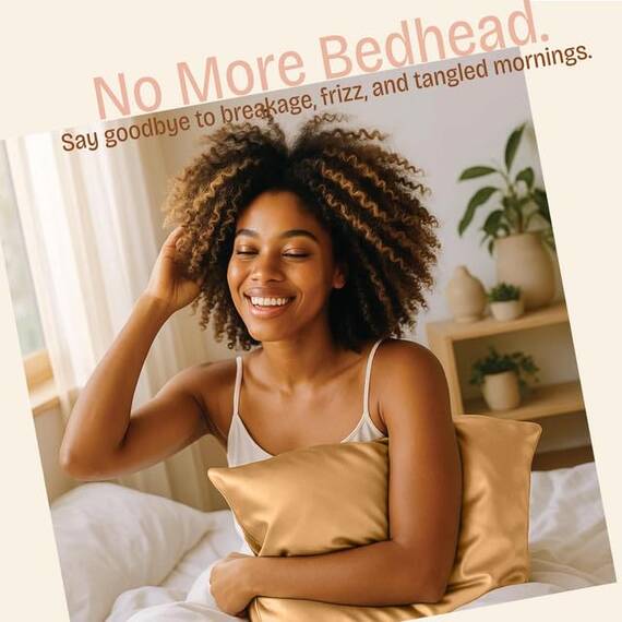 Shop Bedding Luxus Satin Kissenbezug für Haar-Satin Euro Kopfkissenbezug mit Reißverschluss, Blissford KÖNIG (2-Pack) Gold