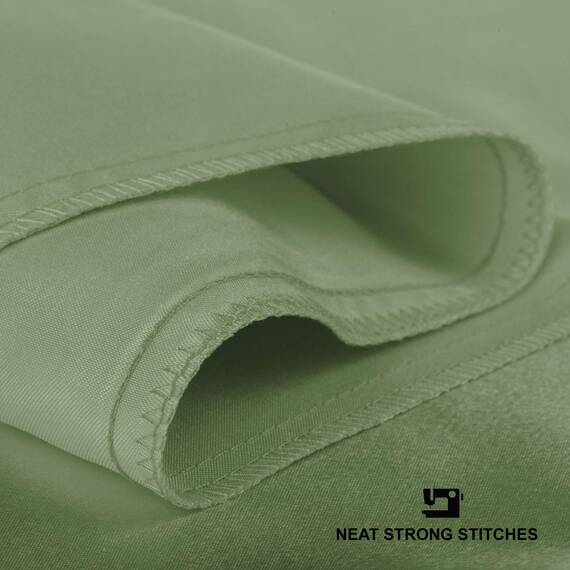 SHOPBEDDING Shop Bedding Luxus Satin Kissenbezug für Haar-Satin Euro Kopfkissenbezug mit Reißverschluss, Blissford Königin (2-Pack) Salbei