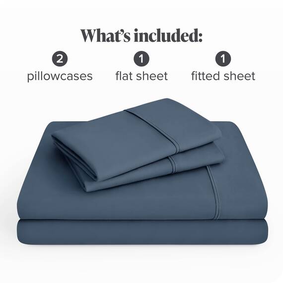 Bare Home Bettwäsche-Set für Doppelbett, 1800, ultraweiche Mikrofaser, für Doppelbett, hydrogebürstet, tiefe Tasche, 4-teiliges Set, Spannbetttuch, Bettlaken und 2 Kissenbezüge, Bettlaken (Doppelbett,