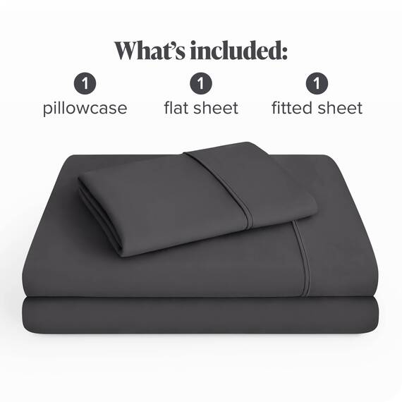 Bare Home Bettwäsche-Set für Einzelbett, 1800 ultraweiche Mikrofaser, für Einzelbett, hydrogebürstet, tiefe Tasche, 3-teiliges Set, Spannbetttuch, Bettlaken und 1 Kissenbezug, Bettlaken (Einzelbett,