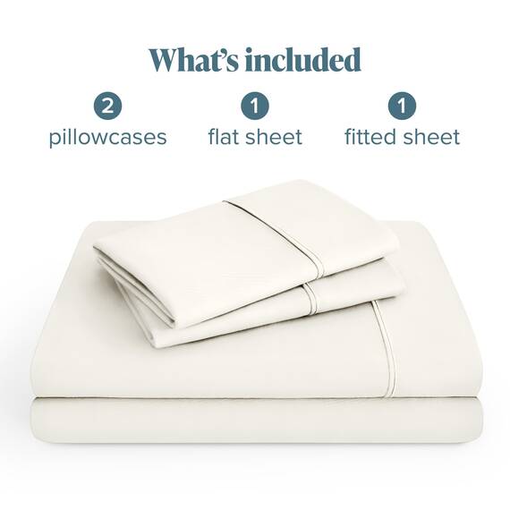 Bare Home Bettwäsche-Set für Doppelbett, 1800, ultraweiche Mikrofaser, für Doppelbett, hydrogebürstet, tiefe Tasche, 4-teiliges Set, Spannbetttuch, Bettlaken und 2 Kissenbezüge, Bettlaken (Doppelbett,