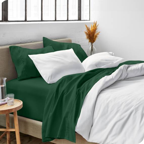 Bare Home Bettwäsche-Set für Super-Kingsize-Betten – 1800 ultraweiche Mikrofaser, Super-King-Size-Bett, hydrogebürstet, tiefe Tasche, 4-teiliges Set, Spannbetttuch, Bettlaken und 2 Kissenbezüge,