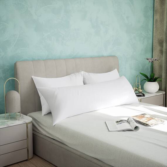 Utopia Bedding Set of 2 Waterproof Pillow Protectors with Zipper 20 x 54 Inches Size (White), Ultra Soft Pillow Covers, Bed Bug and Dust Mite Proof Pillow Encasements, Moisture Wicking Pillow Cases