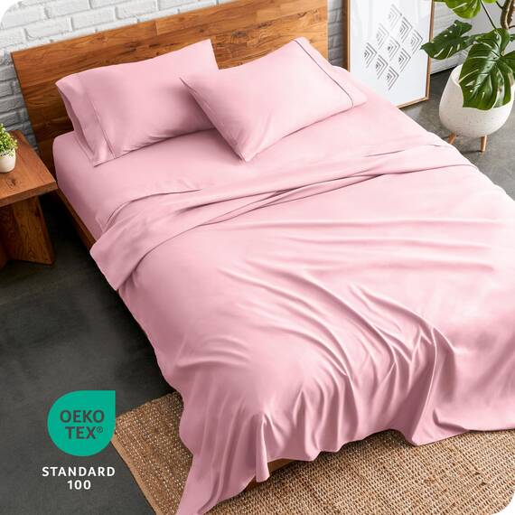 Bare Home Bettwäsche-Set für Super-Kingsize-Betten – 1800 ultraweiche Mikrofaser, Super-King-Size-Bett, hydrogebürstet – tiefe Tasche – 4-teiliges Set – Spannbetttuch, Bettlaken und 2 Kissenbezüge –