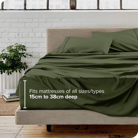 Bare Home Bettwäsche-Set für Einzelbett, 1800 ultraweiche Mikrofaser, für Einzelbett, hydrogebürstet, tiefe Tasche, 3-teiliges Set, Spannbetttuch, Bettlaken und 1 Kissenbezug, Bettlaken (Einzelbett,