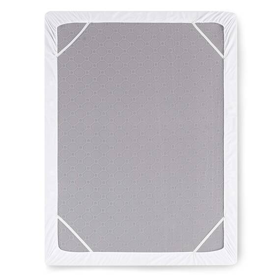 Empyrean Spannbettlaken für King-Size-Bett, ultraweiche Mikrofaser, 110 g/m², nur tiefes Spannbetttuch, feuchtigkeitsableitend, passend für 35,6 bis 40,6 cm, schrumpft und lichtbeständig, Eckriemen