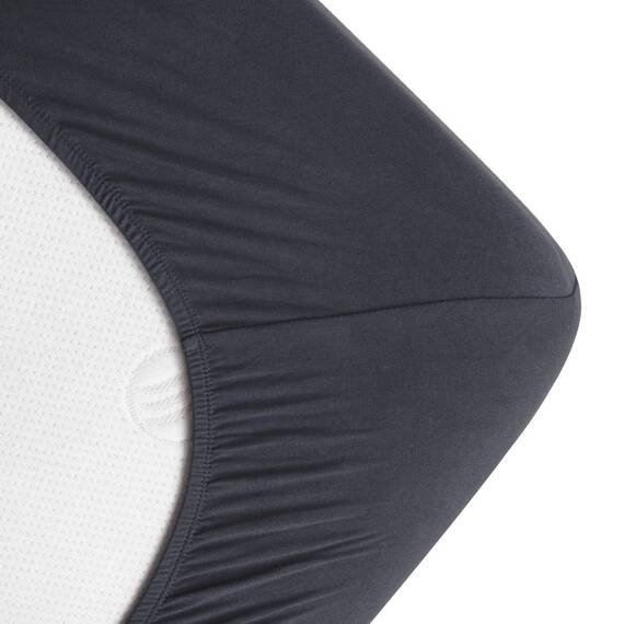 Cosmoplus Spannbettlaken für Doppelbetten (kein Bettlaken oder Kissenbezüge), 4-Wege-Stretch-Mikro-Knit, für Standard-Matratzen und Luftbett-Matratzen von 20.3 cm bis 25.4 cm, grau