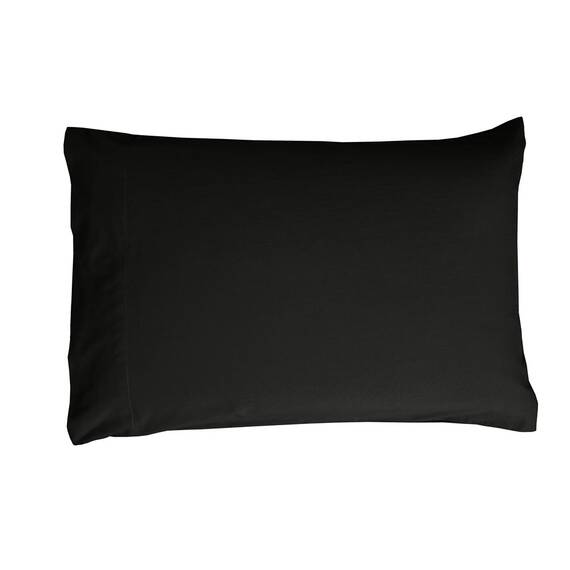 Sfoothome Bettwäsche-Set, 4-teilig, extra tiefe Taschen, 1800er-Serie, knitterfrei, farbecht, Bettlaken, Bettbezug und Kissenbezug, Schwarz