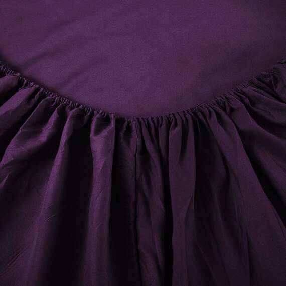 Sfoothome Bettwäsche-Set Bettbezug, luxuriös, 4-teilig, extra tiefe Taschen, 1800er-Serie, knitter- und lichtbeständig, Violett