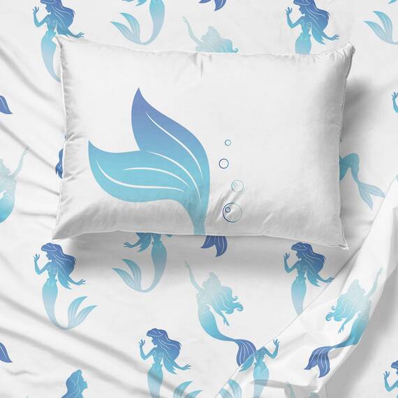 Jay Franco Disney The Little Mermaid Jewel 5 Piece Twin Bed Set - Includes Reversible Comforter & Sheet Set - Bedding Features Ariel - Super Soft Fade Resistant Microfiber (Official Disney Product)