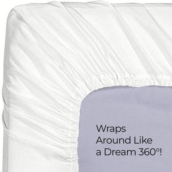 Utopia Bedding Spannbettlaken für Doppelbett, XL, Tiefe Tasche, weiche Mikrofaser, einlauf- und lichtbeständig, pflegeleicht, nur 1 Spannbetttuch (weiß)