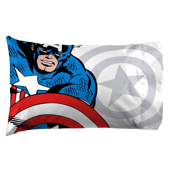 Jay Franco Marvel Avengers Comic Cool 5 Piece Twin Bed Set - Includes Comforter & Sheet Set - Bedding Features Captain America, Spiderman, Iron Man, Hulk, Thor - Super Soft (Official Marvel Product)