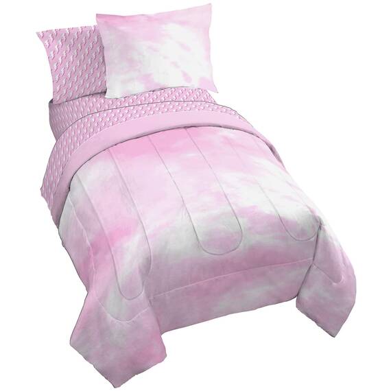 Jay Franco We Wear Cute Vibes Bettwäscheset für Doppelbett, 5-teilig, inklusive Bettdecke und Bettlaken, superweiche Kinder-Bettwäsche, farbechte Mikrofaser, offizielles Produkt