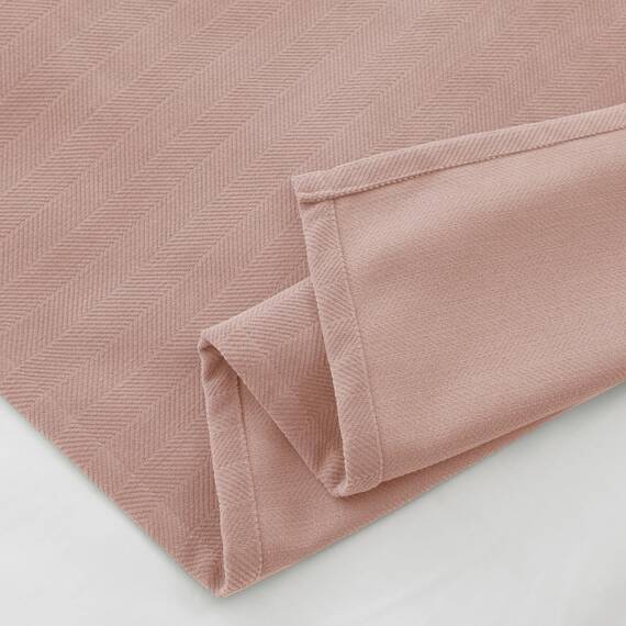 AMBERIS Bett Läufer Single Layer Chenille Koralle Rosa, Modern Style Bett Schals für Home Hotel Dekorationen (Kissenbezüge separat erhältlich)