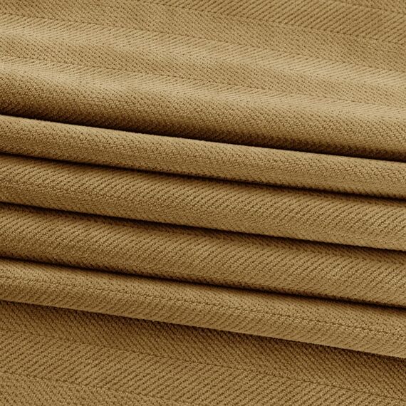 AMBERIS Bett Läufer Single Layer Chenille Braun, Modern Style Bett Schals für Home Hotel Dekorationen (Kissenbezüge separat erhältlich)