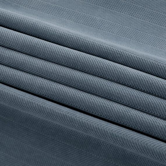 AMBERIS Bett Läufer Single Layer Chenille Blau, Modern Style Bett Schals für Home Hotel Dekorationen (Kissenbezüge separat erhältlich)