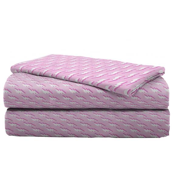 Jay Franco We Wear Cute Vibes Bettwäscheset für Doppelbett, 5-teilig, inklusive Bettdecke und Bettlaken, superweiche Kinder-Bettwäsche, farbechte Mikrofaser, offizielles Produkt