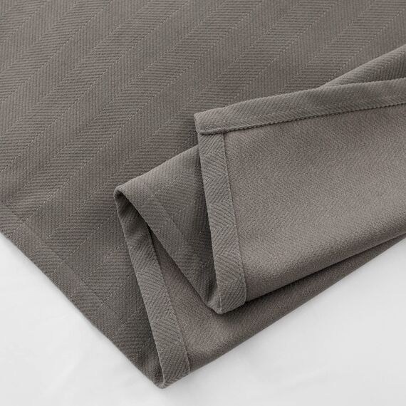 AMBERIS Bett Läufer Single Layer Chenille Grau, Modern Style Bett Schals für Home Hotel Dekorationen (Kissenbezüge separat erhältlich)