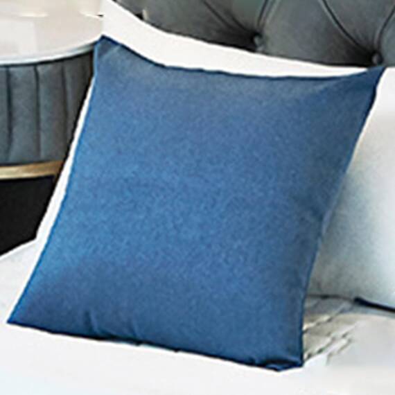TTiiLoe 50 x 50 cm Kissenbezüge, quadratischer Kissenbezug mit unsichtbarem Reißverschluss, Heimdekoration, Kissenbezug für Sofa, Stuhl, Autositz, Blau