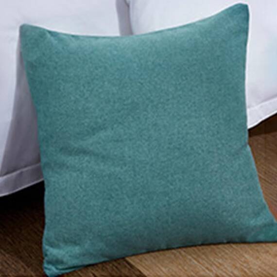 TTiiLoe Kissenbezüge mit Kern, quadratisch, mit unsichtbarem Reißverschluss, Kissen für Sofa, Stuhl, Autositz, 50 x 50 cm, Grün
