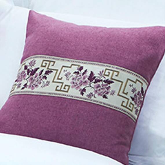 TTiiLoe 50 x 50 cm Kissenbezüge, quadratischer Kissenbezug mit unsichtbarem Reißverschluss, Heimdekoration, Kissenbezug für Sofa, Stuhl, Autositz, Violett