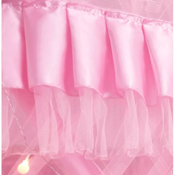 Mengersi Betthimmel, Betthimmel für Mädchen, Prinzessinnenbetthimmel, Vorhänge, Moskitonetz, Schlafzimmerdekoration, Rosa