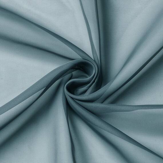 Aiyufeng Durchsichtige Vorhänge, 137 cm lang, 2 Paneele, lichtfilternde, luftige Stangentasche, staubblau, Fenstervorhang, Behandlungsvorhänge für Küche, Schlafzimmer, Wohnzimmer, jeweils 106 x 137 cm
