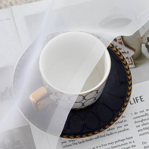 Aiyufeng 2 Stück: Basic weiße transparente Vorhänge für Wohnzimmer, 213 cm Länge, 2 Paneele, lichtfilternde Voile-Vorhänge für Schlafzimmer, Terrasse, Schiebetür, je 150 x 213 cm (B x L), Weiß