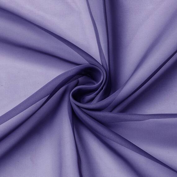 Aiyufeng Durchsichtige Vorhänge, 244 cm lang, 2 Paneele, lichtfilternd, weich, luftig, Voile, Stangentasche, violett, durchsichtige Fenstervorhänge für Schlafzimmer und Wohnzimmer, jeweils 106 x 244