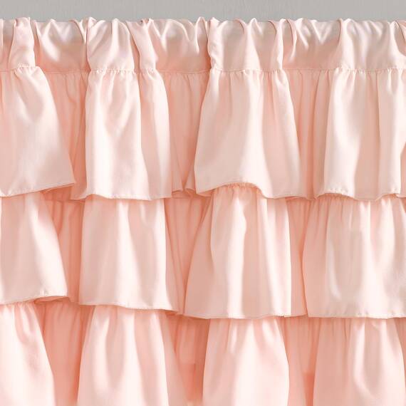 Lush Decor, Blush Belle Valance Shabby Chic Style Single Curtain, 18” x 84