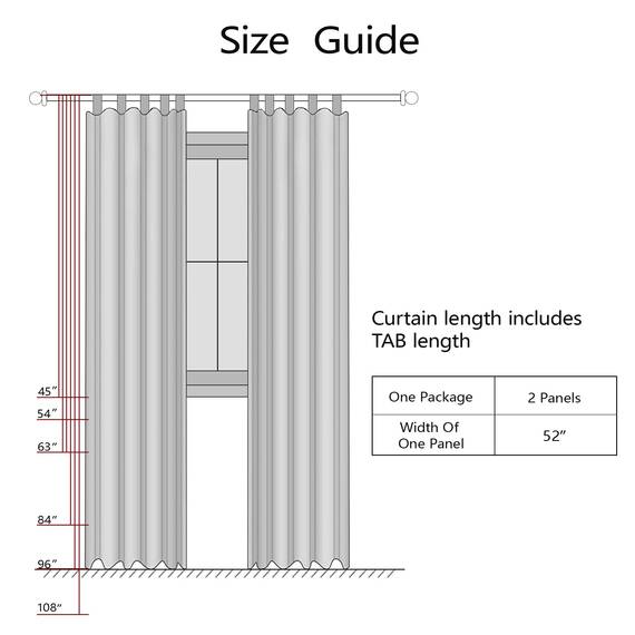 Blaue Vorhänge, für Wohnzimmer, 2 Paneele, lichtstreuend, halbtransparent, Leinen-Vorhänge für Esszimmer, Schiebetüren, Terrasse, Balkon, Hinterhof, Garten, 2,7 m lang, Steingrau, Staubblau/Grau