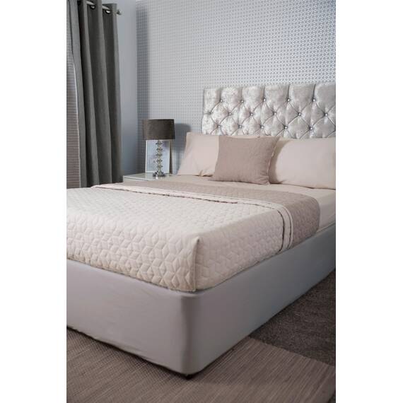Belledorm Jersey-Unterlage – Verwandeln Sie einen tristen Bettkasten (Wolke, Einzelbett)
