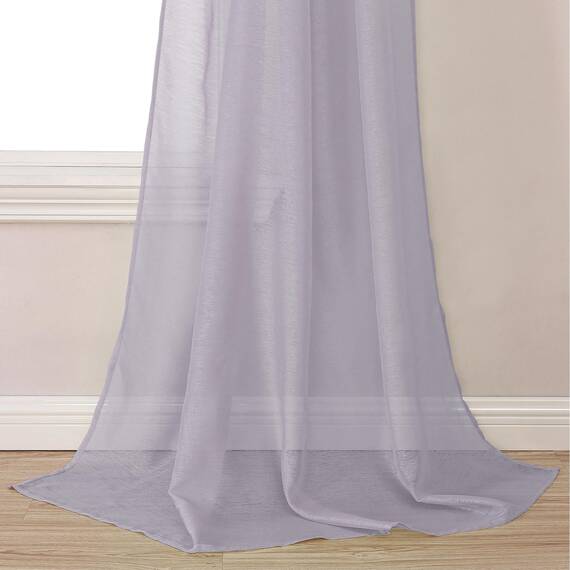 DONREN Halbtransparenter Schal 52" x 216" fliederfarben / violett