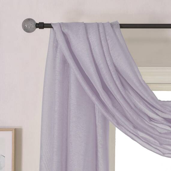 DONREN Halbtransparenter Schal 52" x 144" fliederfarben/violett