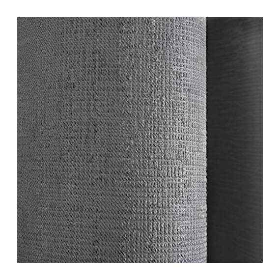 Fusion Strata Vorhänge, gewebt, mit Ösen, gefüttert, 168 x 183 cm, silberfarben, Futter: 100% Polyester, Silber