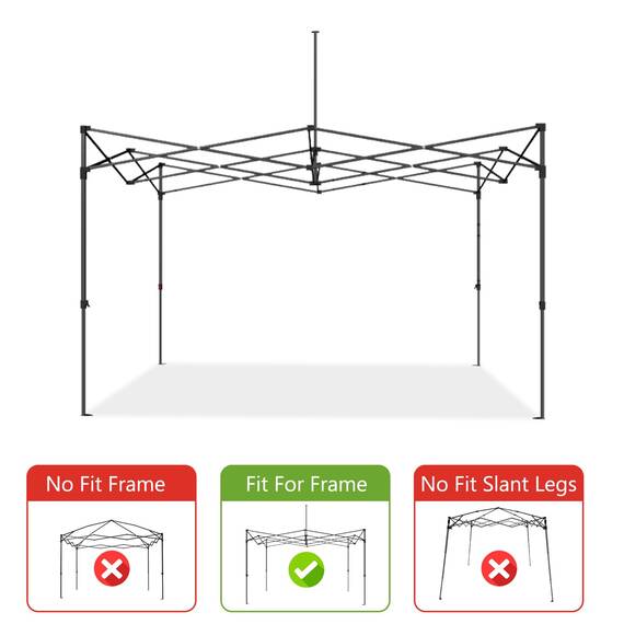 Abccanopy, Ersatzdach für Baldachin für Pop-Up-Zelt (25,4 cm x 38,1 cm, beige)