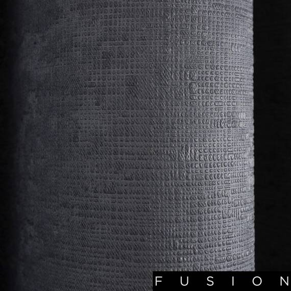 Fusion Strata Vorhänge mit Ösen, gefüttert, 100% Polyester, 168 x 137 cm, Anthrazit
