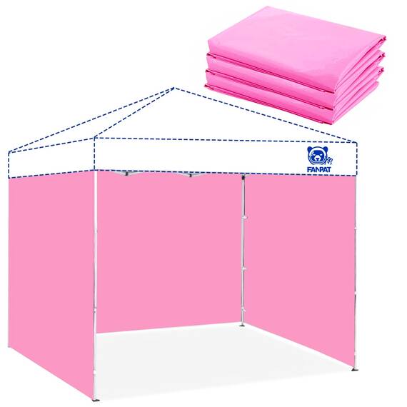 Fanpat 3 x Baldachin-Seitenwände für 25,4 x 25,4 cm großes Pop-Up-Zelt, wasserdicht, 99 % UV-Schutz, 3 Seitenwände, nur Seitenwand, Vordachzelt nicht im Lieferumfang enthalten