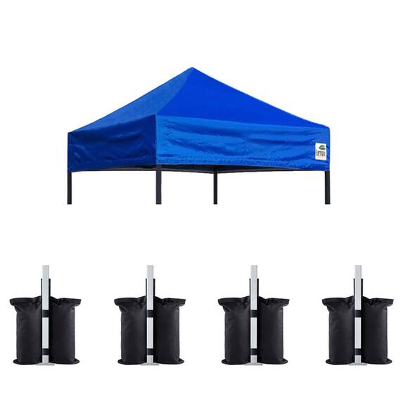 Eurmax USA Pop-Up-Baldachin, Ersatz-Baldachin, nur Instant Ez Baldachin, Bonus 4 Stück Baldachin Gewichtsbeutel (12,7 x 12,7 cm, Königsblau)