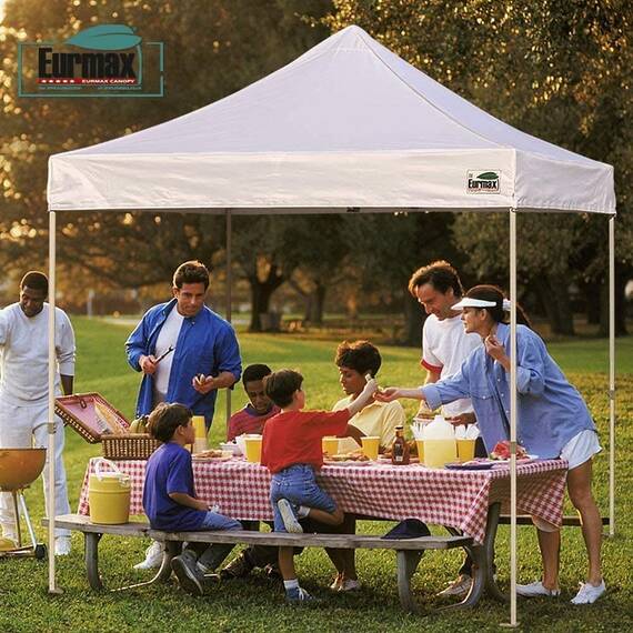 Eurmax USA Pop-Up-Überdachung, Ersatz-Baldachin, Zeltabdeckung, sofortige Abdeckung, 30 Farben, Bonus 4 Gewichtstaschen (25,4 x 50,8 cm, Burgunderrot)