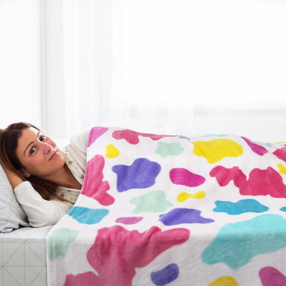 HSEEC Überwurfdecken, Fleece, weiche Decken und Überwürfe, superweiche Plüschdecke, Doppelgröße
