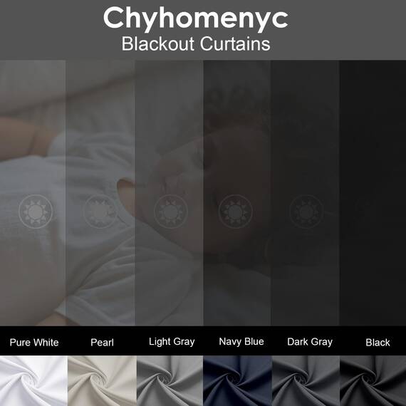 Chyhomenyc Lichtfilternde, kurze Vorhänge, 114 cm Länge, kleine Küchenfenstervorhänge über Spüle, Halbfenster, Café-Vorhang für Badezimmer, Kellerschrank, Camper, 2 Paneele, je 76,2 cm B x 114,4 cm