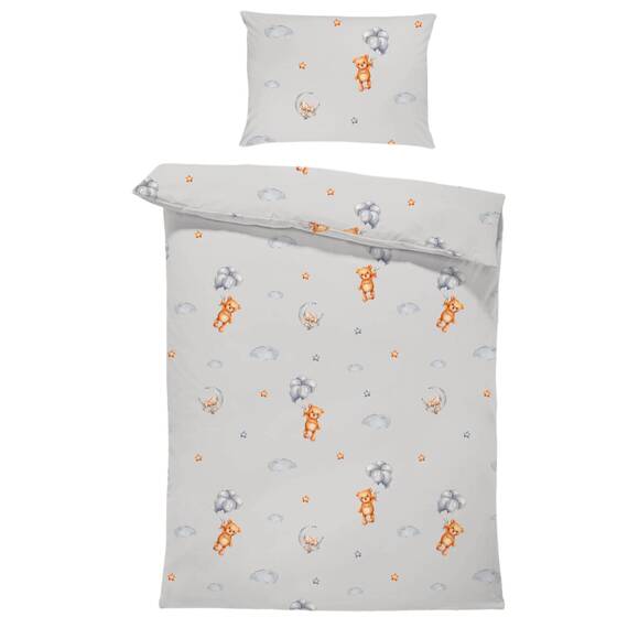 Kinderbettwäsche Baby Bettwäsche 90x120 cm aus Baumwolle - Kinder Set von Duvet Cover 90 x 120 und Kissenbezug 40x60 cm Junge und mädchen babybettwäsche bettbezug für Kleinkind Oeko-Tex
